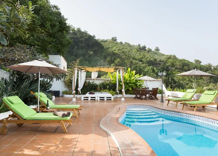 Casa Romantica Con Piscina Climatizada, Wi-fi Y Vistas Al Mar En Icod De Vinos - Es-279-2