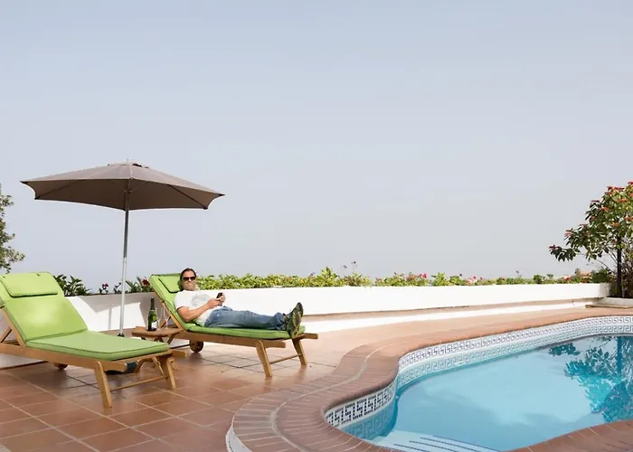 Casa Romantica Con Piscina Climatizada, Wi-fi Y Vistas Al Mar En Icod De Vinos - Es-279-2 *