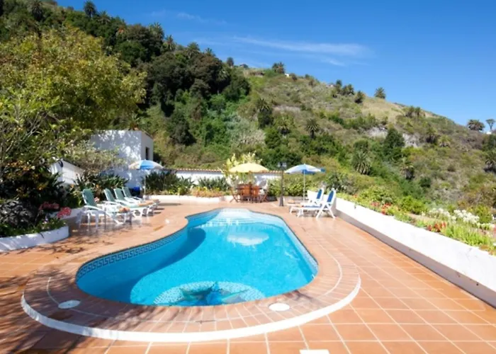 Casa Romantica Con Piscina Climatizada, Wi-fi Y Vistas Al Mar En Icod De Vinos - Es-279-2 Icod de los Vinos