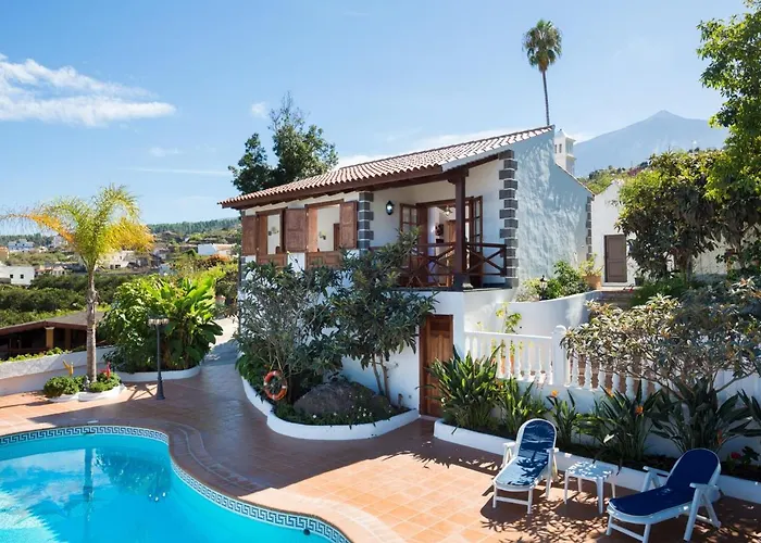 Casa Romantica Con Piscina Climatizada, Wi-fi Y Vistas Al Mar En Icod De Vinos - Es-279-2