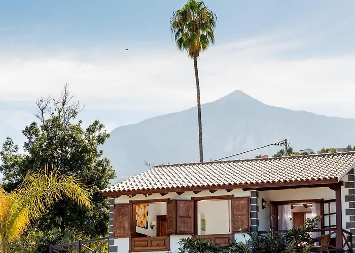 Casa Romantica Con Piscina Climatizada, Wi-fi Y Vistas Al Mar En Icod De Vinos - Es-279-2 *