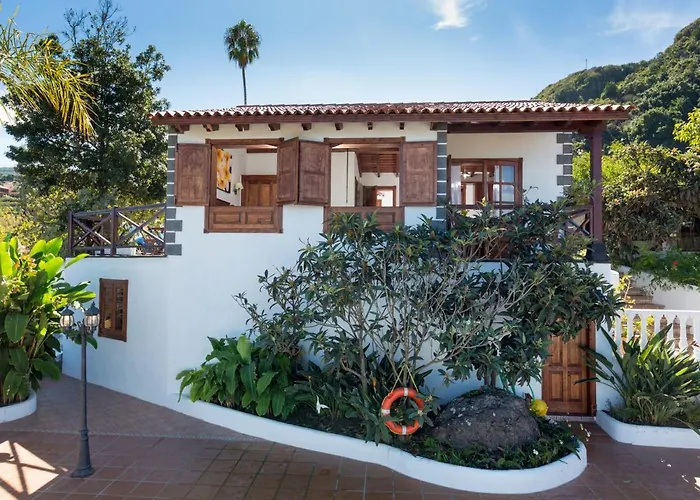 Villa Casa Romantica Con Piscina Climatizada, Wi-fi Y Vistas Al Mar En Icod De Vinos - Es-279-2