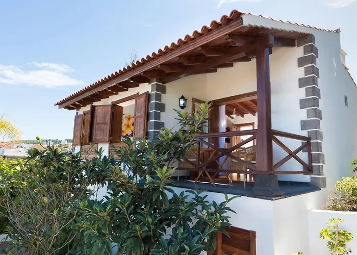 Casa Romantica Con Piscina Climatizada, Wi-fi Y Vistas Al Mar En Icod De Vinos - Es-279-2 *